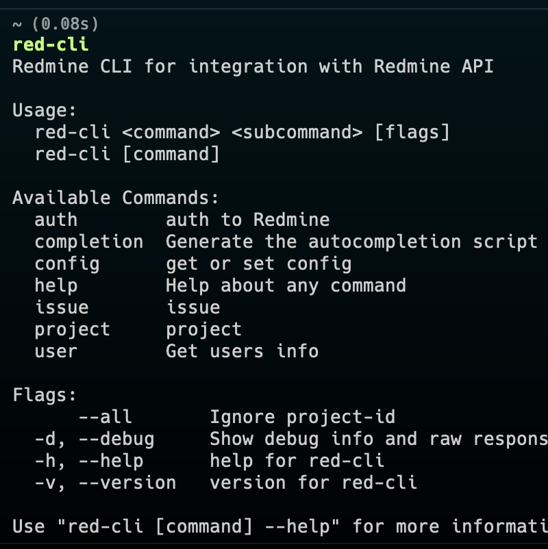 Redmine CLI